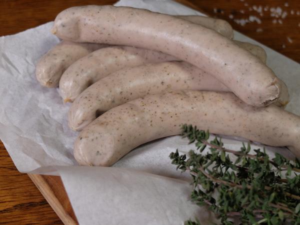 Bio Bratwurst vom Damhirsch