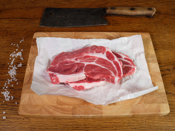 Bio Nackensteaks vom Schwein