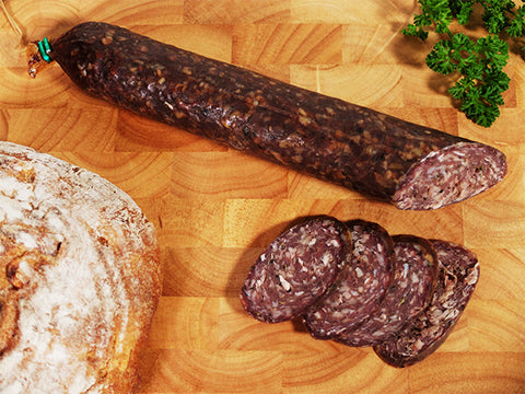 Bio-Salami vom Bison aus Freilandhaltung