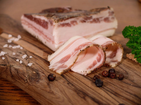 Bio-Speck durchwachsen vom Schwein
