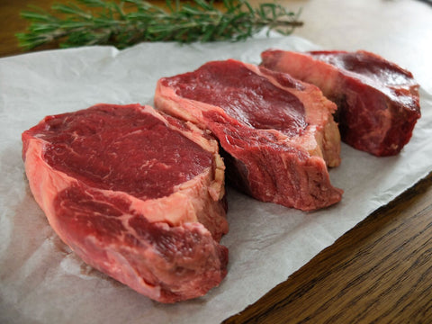 Leckeres Bio Bison Entrecote