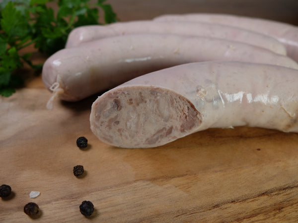 Grobe Bratwurst vom Freilandschwein